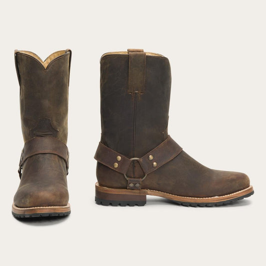 Puncher Harness Boot Brown Men Stetson Ropers