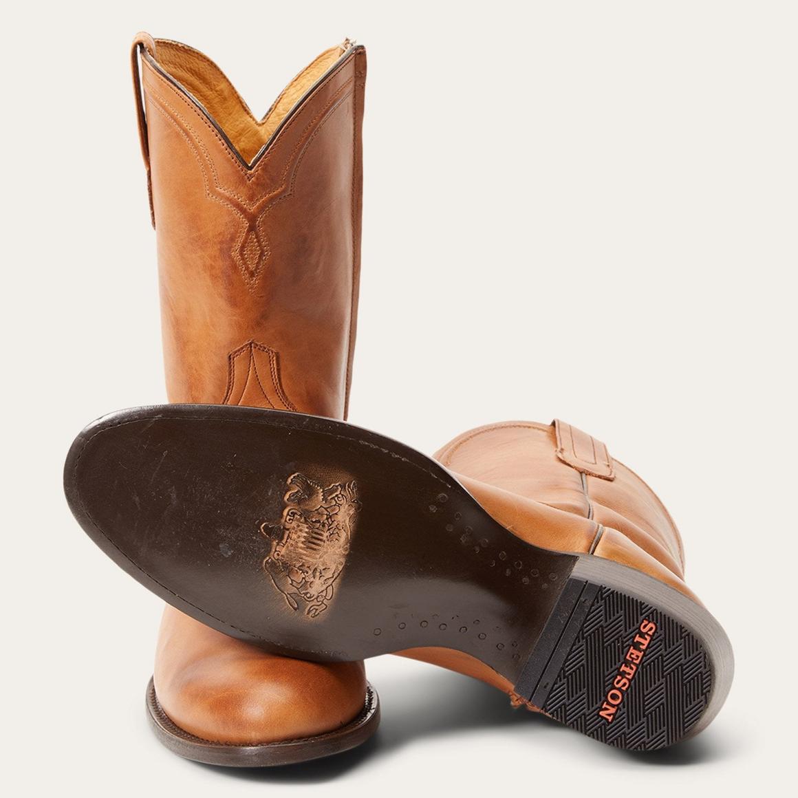 Rancher Zip Roper Brown Men Stetson Western