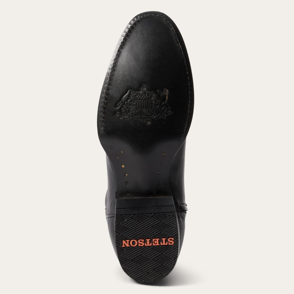 Rancher Zip Roper Burnished Black Men Stetson Ropers
