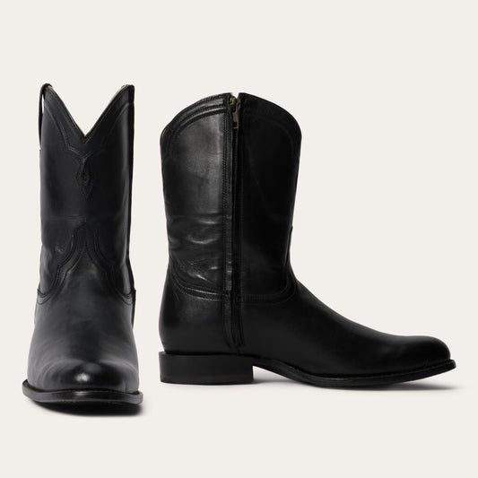 Rancher Zip Roper Burnished Black Men Stetson Western