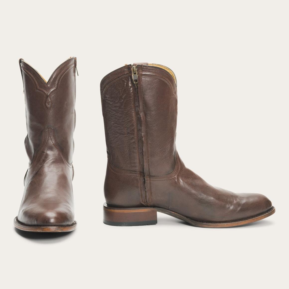 Rancher Zip Roper Burnished Brown Men Stetson Ropers