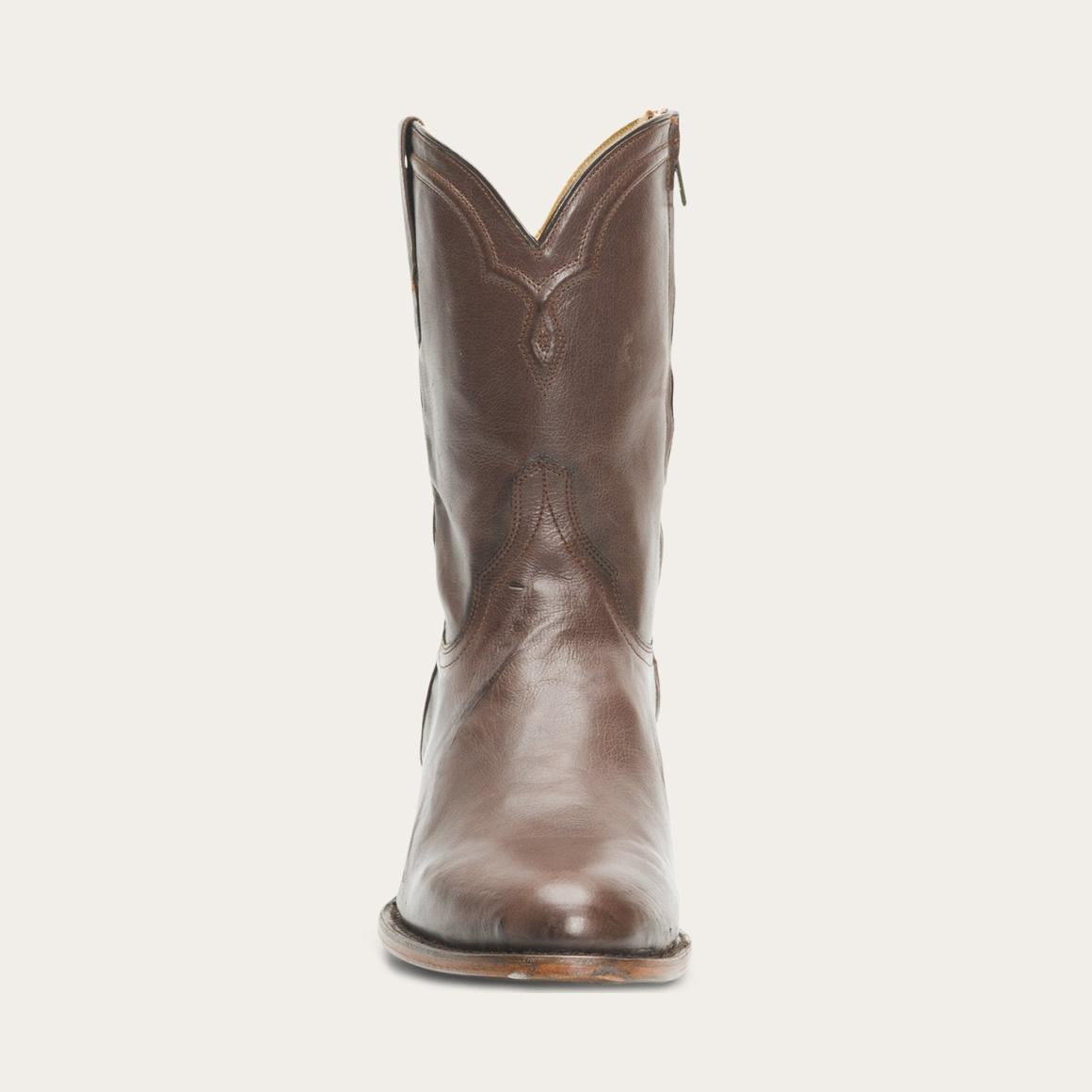 Rancher Zip Roper Burnished Brown Men Stetson Ropers