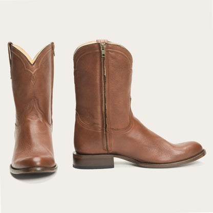 Rancher Zip Roper Burnished Cognac Men Stetson Ropers