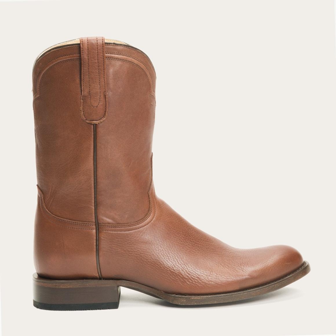 Rancher Zip Roper Burnished Cognac Men Stetson Ropers