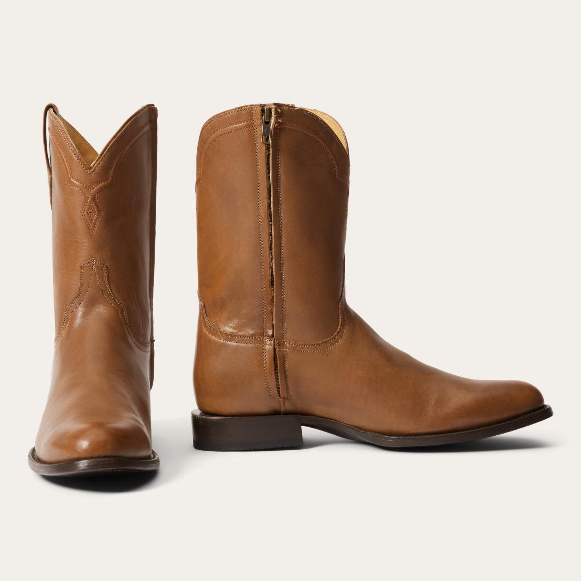 Rancher Zip Roper Burnished Tan Men Stetson Ropers