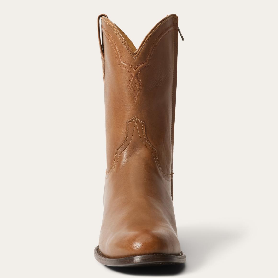 Rancher Zip Roper Burnished Tan Men Stetson Ropers
