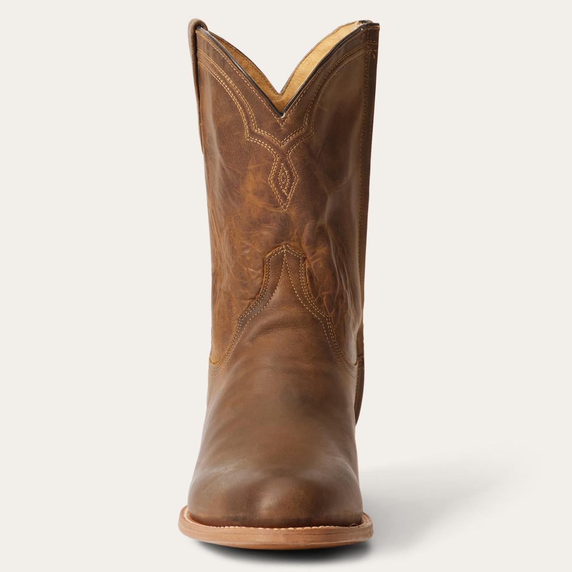 Rancher Zip Roper Oiled Brown Men Stetson Western