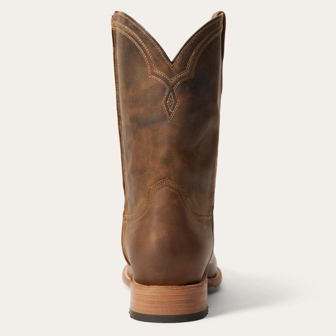 Rancher Zip Roper Oiled Brown Men Stetson Western