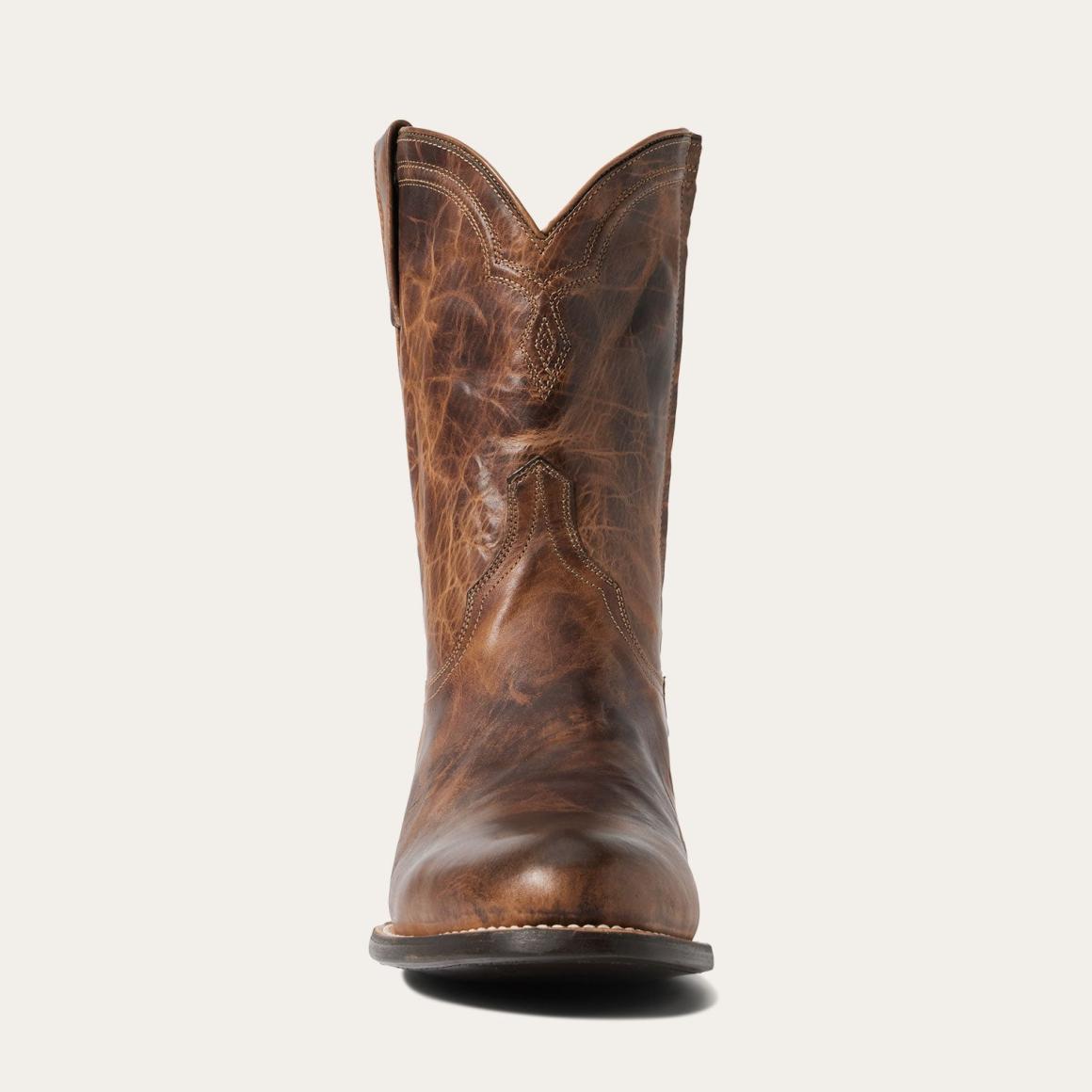 Rancher Zip Roper Oiled Cognac Men Stetson Ropers