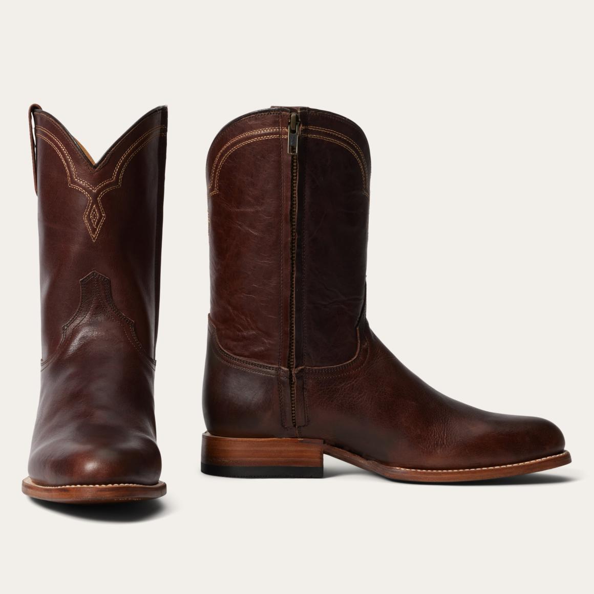 Rancher Zip Roper Oiled Oxblood Men Stetson Ropers
