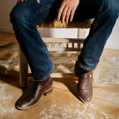 Rancher Zip Roper Oiled Oxblood Men Stetson Ropers