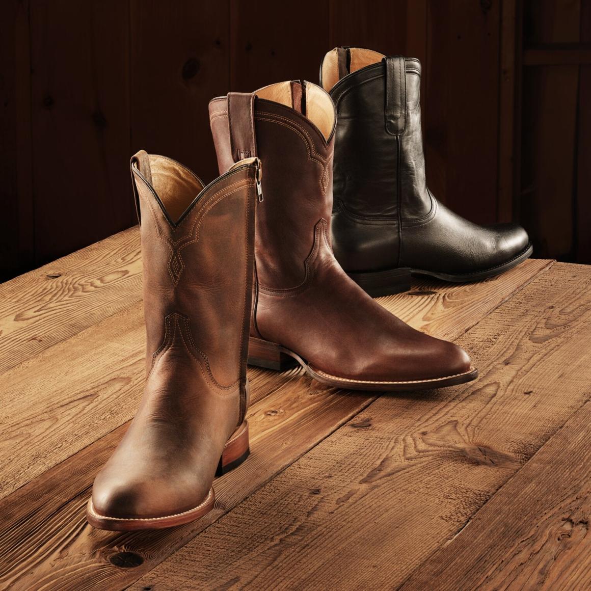 Rancher Zip Roper Oiled Oxblood Men Stetson Western