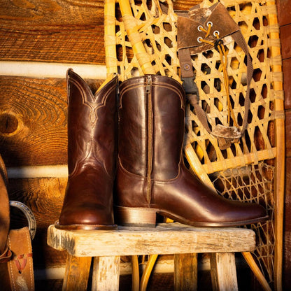 Rancher Zip Roper Oiled Oxblood Men Stetson Western