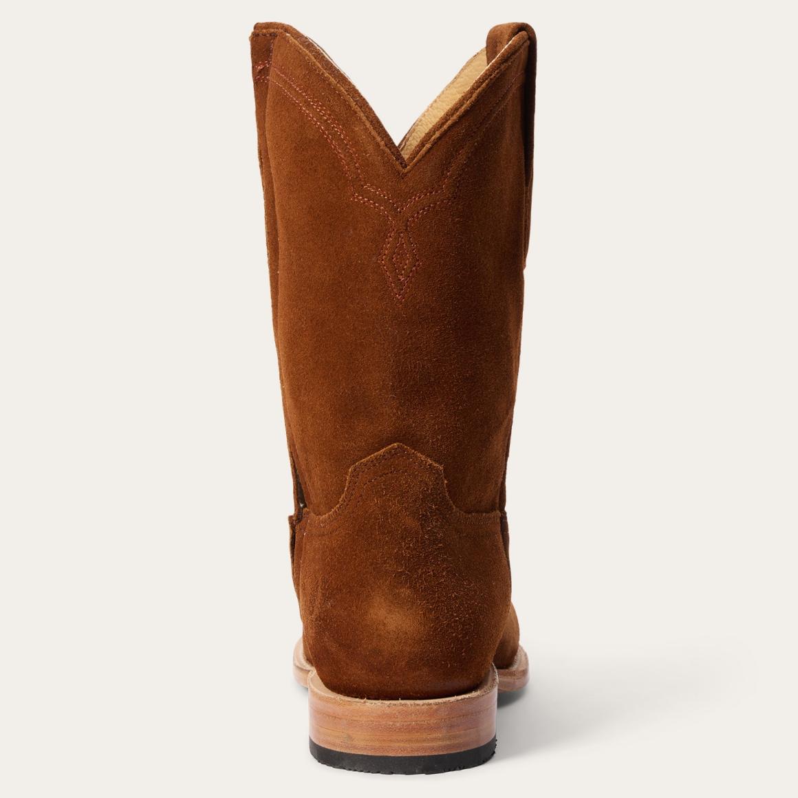 Rancher Zip Roper Suede Brown Men Stetson Ropers