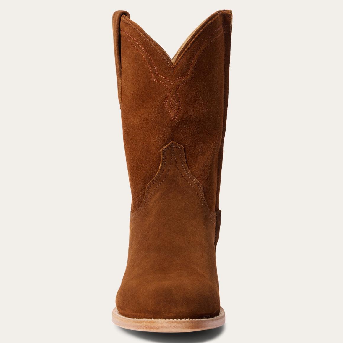 Rancher Zip Roper Suede Brown Men Stetson Western