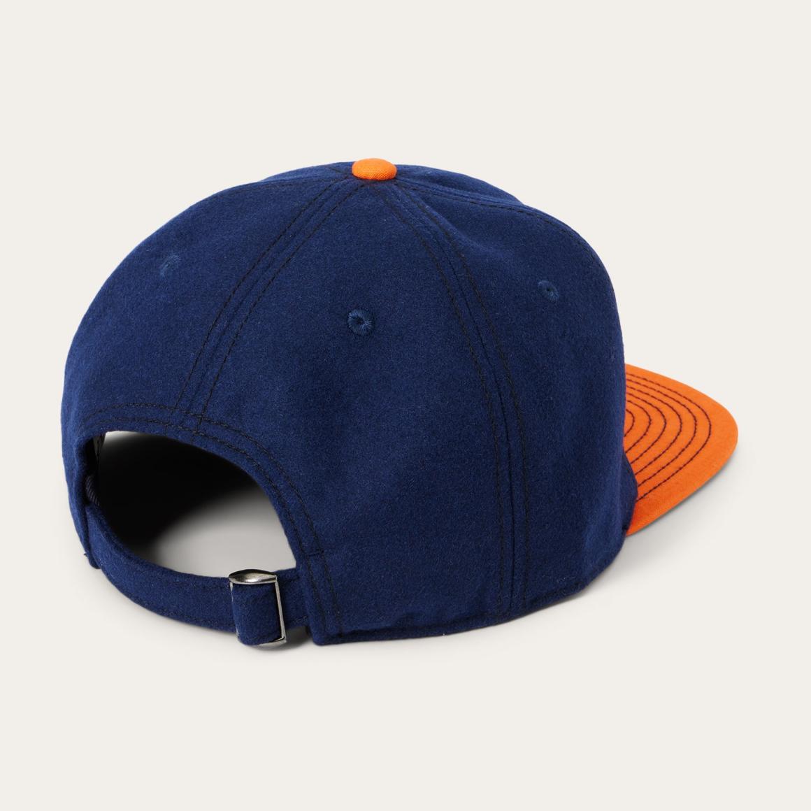 Retro Script Baseball Cap Navy Men/Women Stetson Caps & Truckers