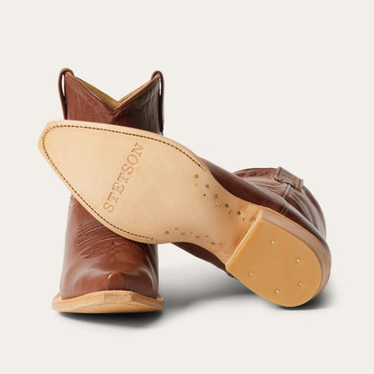 Riley Shorty Boots Brown Women Stetson Western