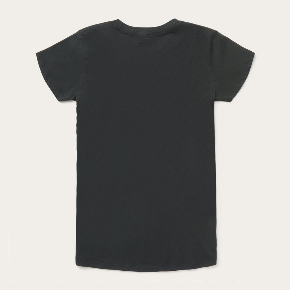 Rope Print Graphic Tee Black Women Stetson Tees