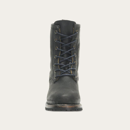 Sam Lace Up Black Leather Women Stetson Outdoor