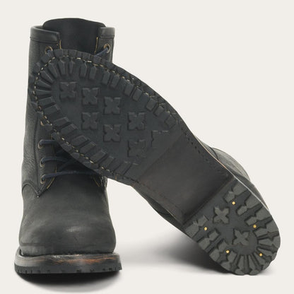 Sam Lace Up Black Leather Women Stetson Outdoor