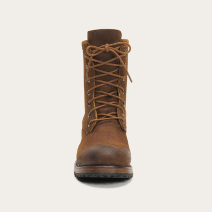 Sam Lace Up Brown Suede Women Stetson Shorties