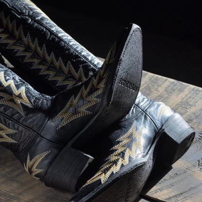 Sarah Boots Black Women Stetson Western