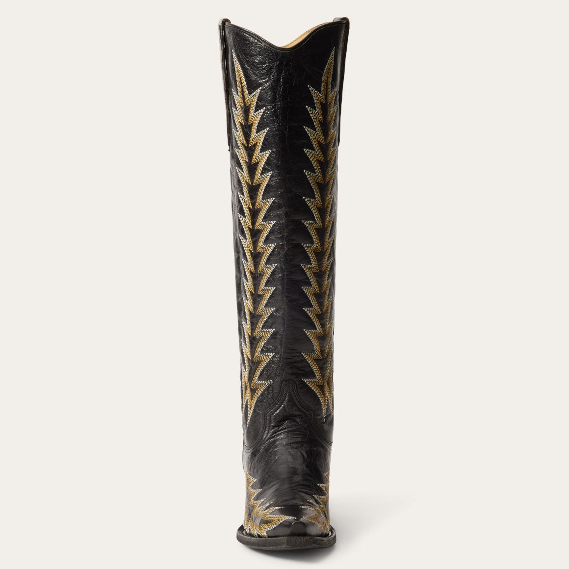 Sarah Boots Black Women Stetson Western