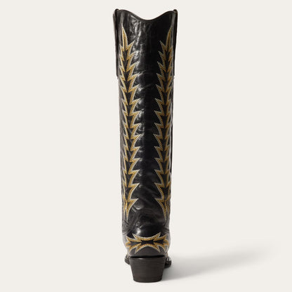 Sarah Boots Black Women Stetson Western