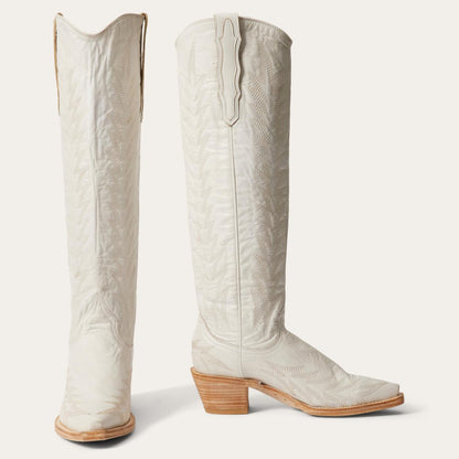 Sarah Boots White Women Stetson Western