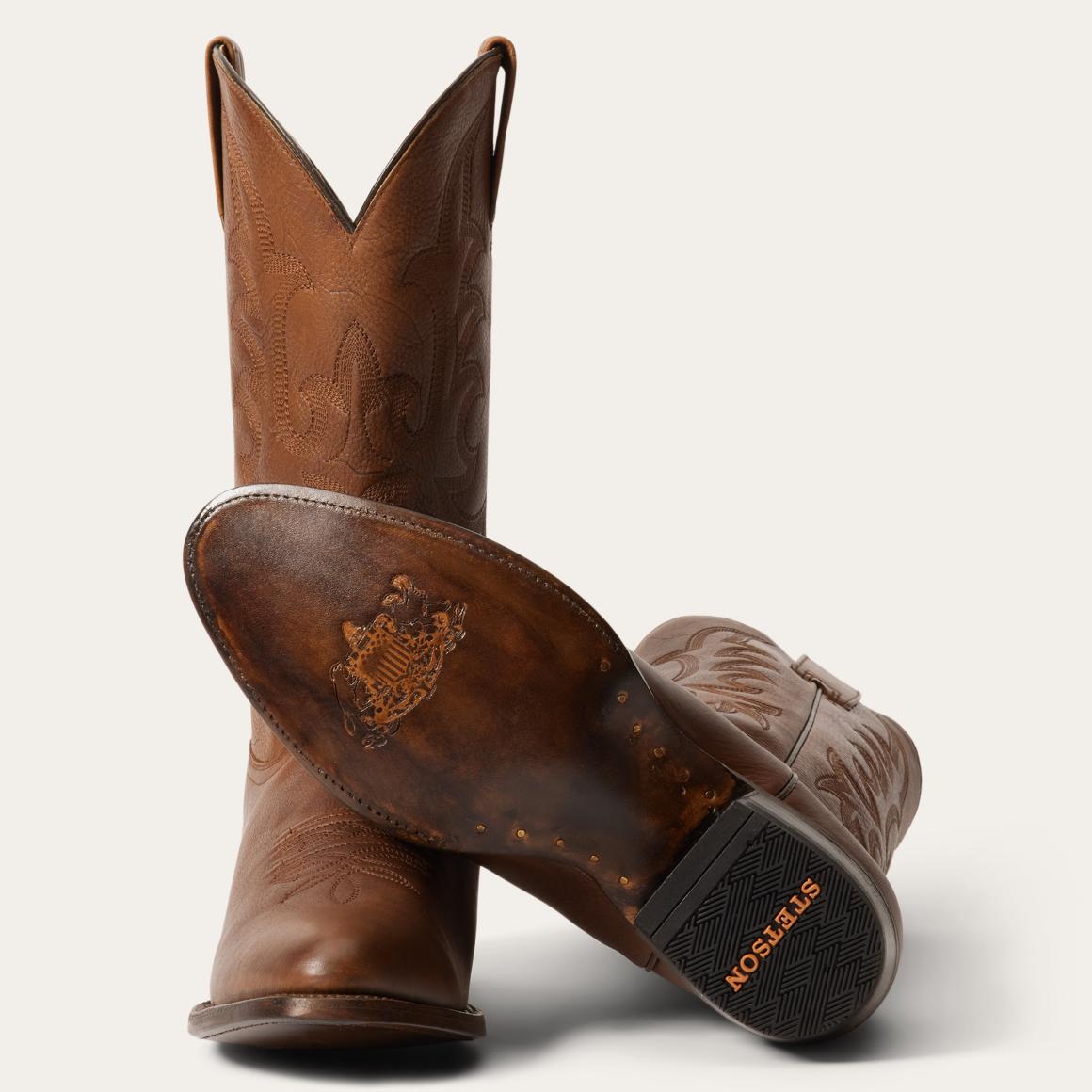 Sharp Boots Brown Men Stetson Western