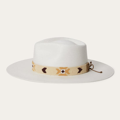 Sol Straw Fedora Bleach Men/Women Stetson Outdoor