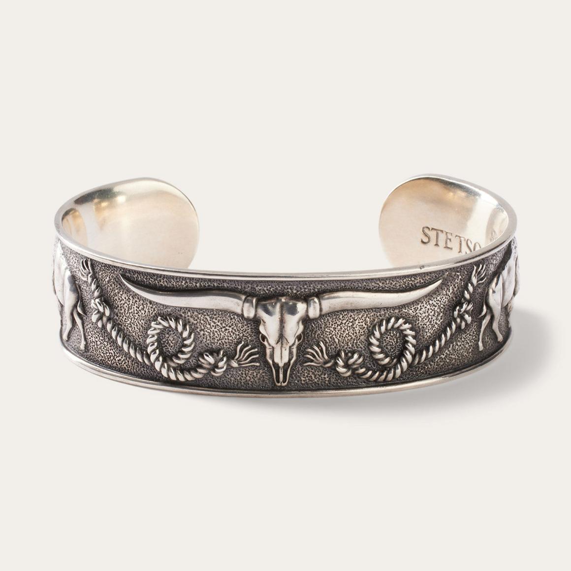 Southwestern Cuff Grey Men/Women Stetson Jewelry