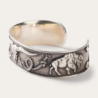 Southwestern Cuff Grey Men/Women Stetson Jewelry