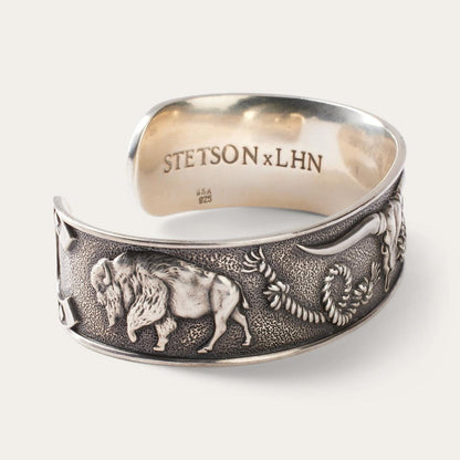 Southwestern Cuff Grey Men/Women Stetson Jewelry