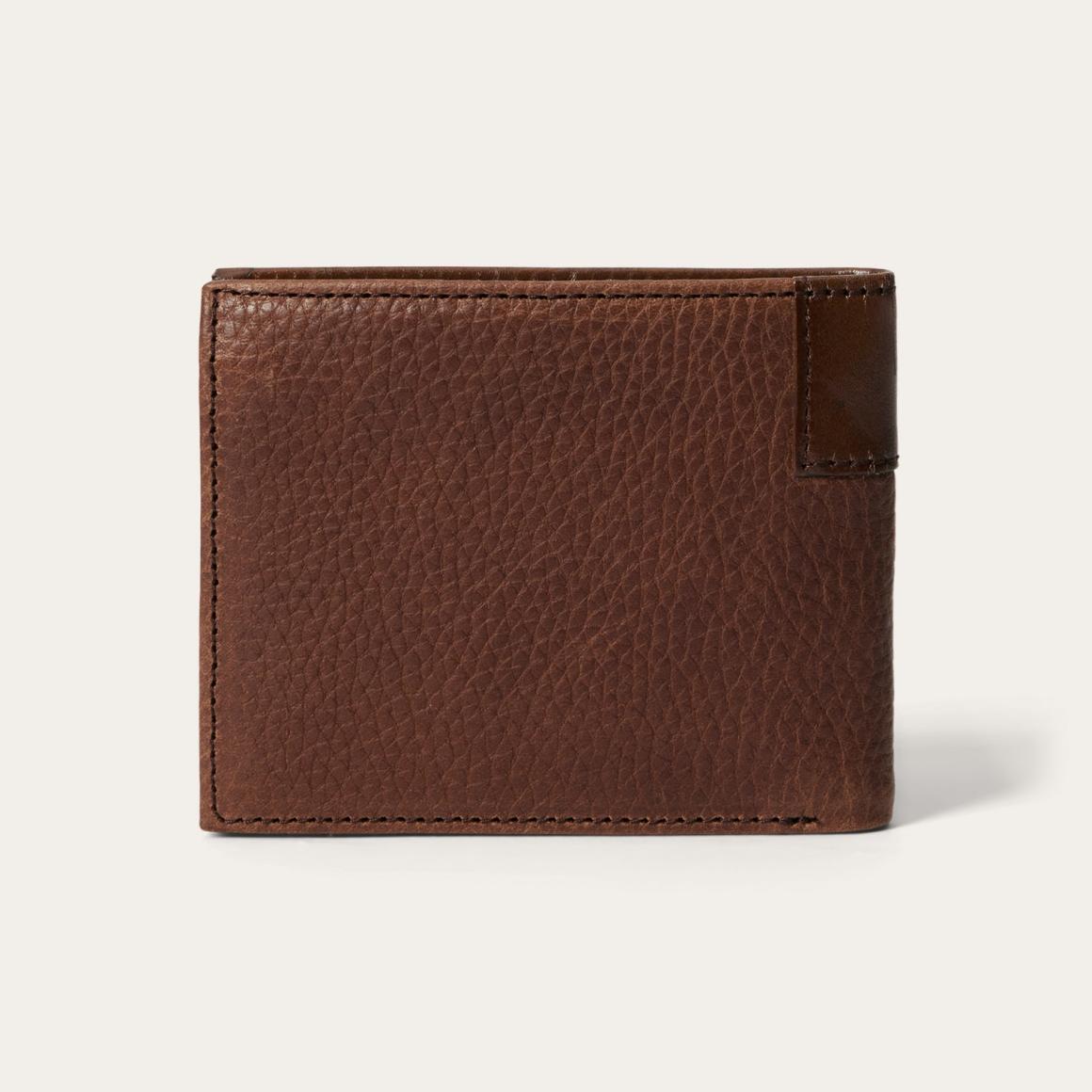 Steer Head Bi-Fold Wallet Brown Men Stetson Wallets