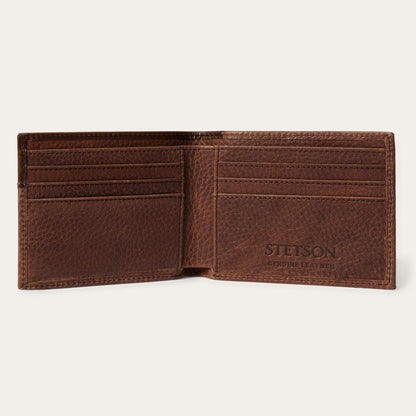 Steer Head Bi-Fold Wallet Brown Men Stetson Wallets
