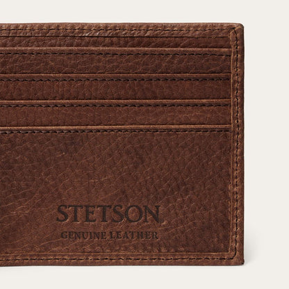 Steer Head Bi-Fold Wallet Brown Men Stetson Wallets