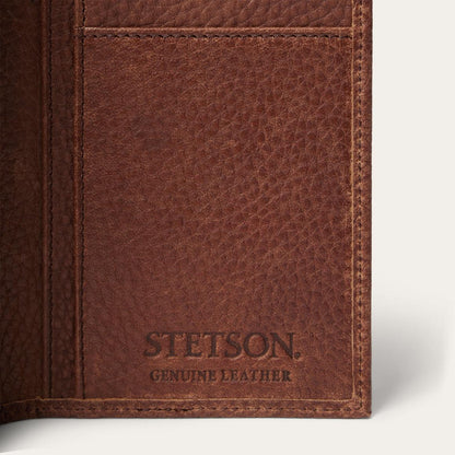 Steer Head Checkbook Brown Men Stetson Wallets
