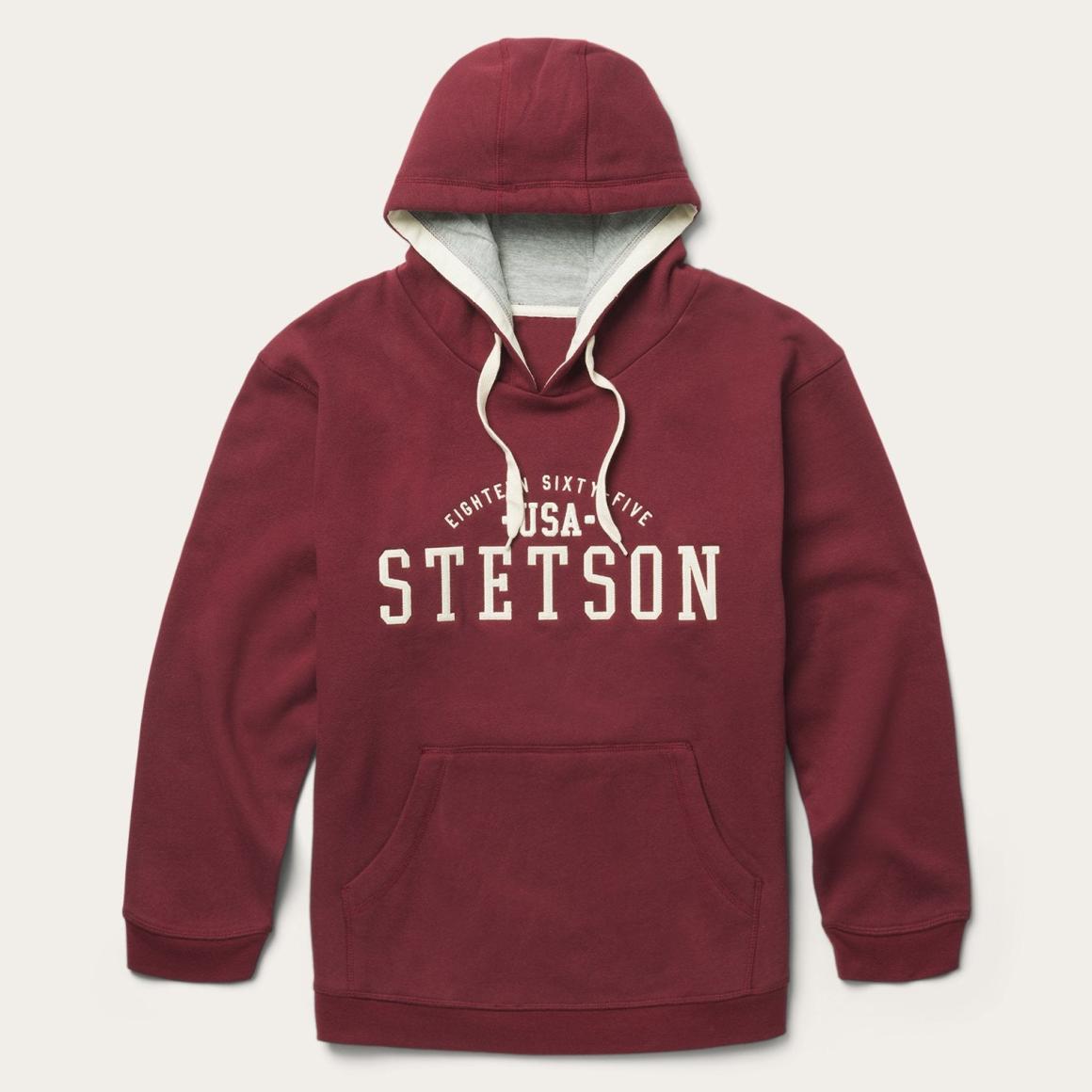 Stetson Hooded Sweatshirt Red Men Stetson Sweaters & Hoodies
