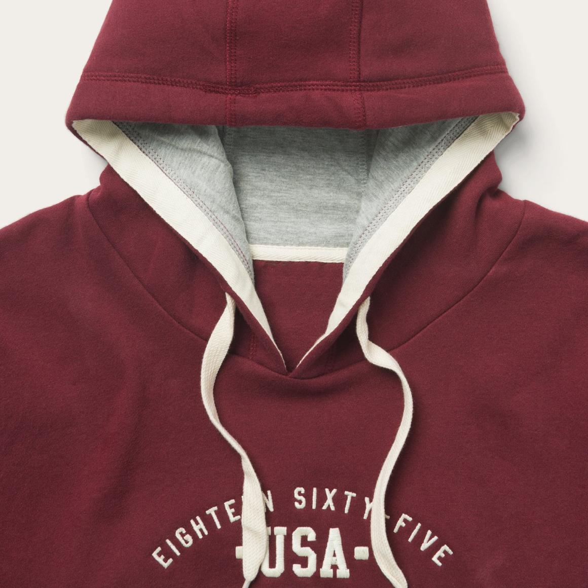 Stetson Hooded Sweatshirt Red Men Stetson Sweaters & Hoodies