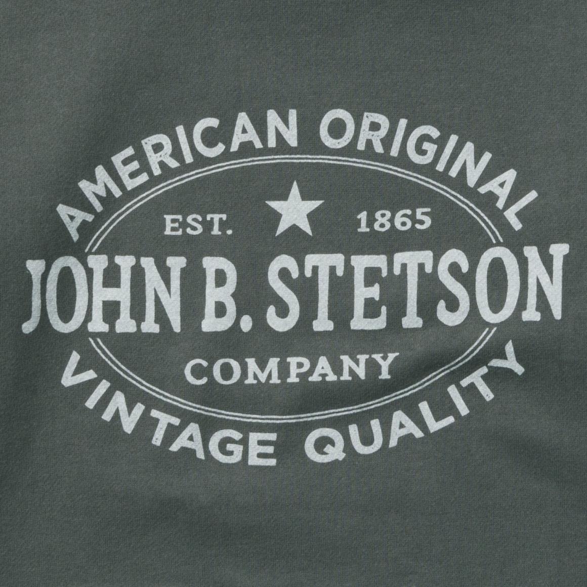 Stetson Hoodie Star Left Chest Blue Men Stetson Sweaters & Hoodies