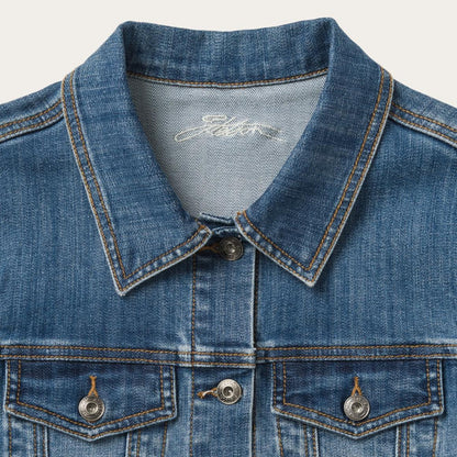 Stetson Stretch Denim Jacket Blue Women Stetson Jackets
