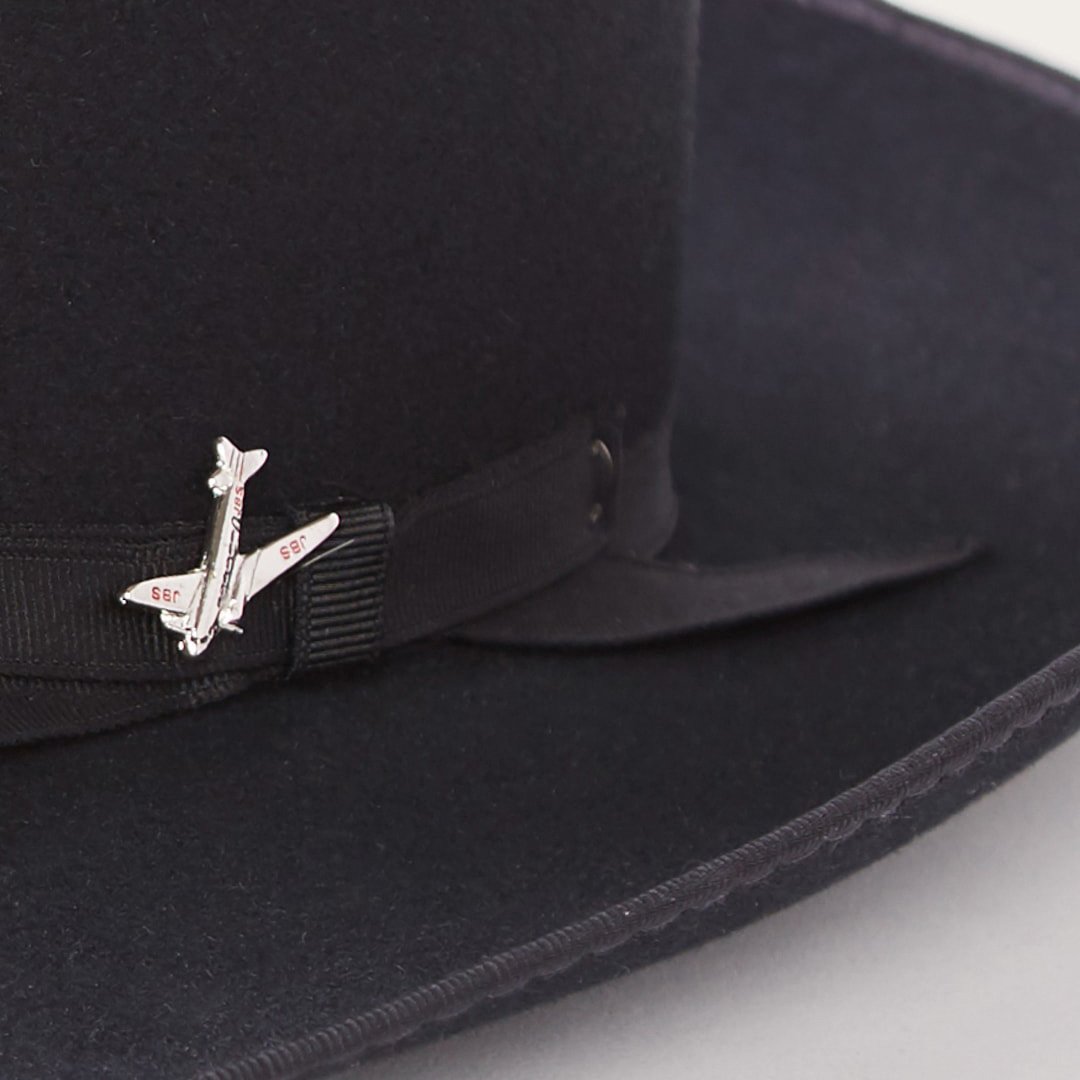 Stratoliner Fedora Black Men/Women Stetson Fedora