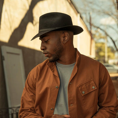 Stratoliner Fedora Black Men/Women Stetson Fedora