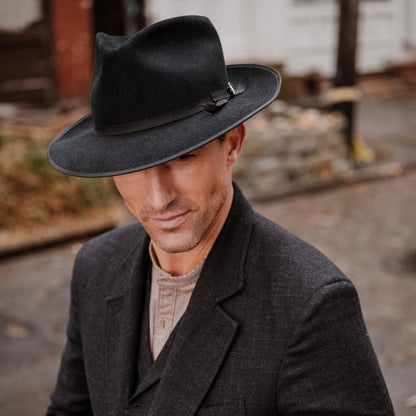 Stratoliner Fedora Black Men/Women Stetson Fedora