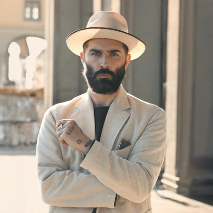 Stratoliner Hemp Fedora Natural Men/Women Stetson Fedora