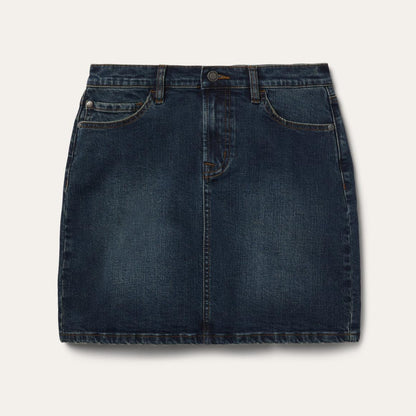 Stretch Denim 5-Pocket Skirt Blue Women Stetson Skirts & Shorts