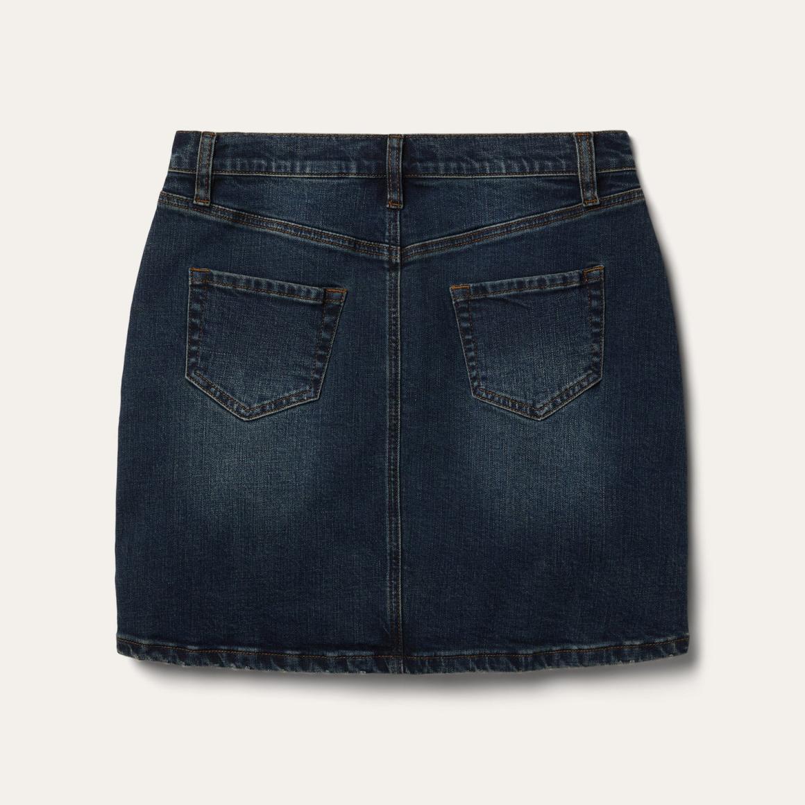 Stretch Denim 5-Pocket Skirt Blue Women Stetson Skirts & Shorts