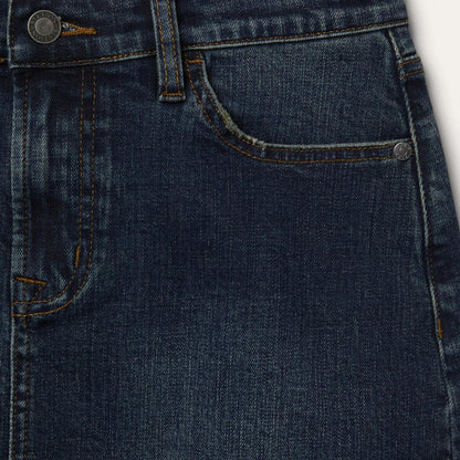 Stretch Denim 5-Pocket Skirt Blue Women Stetson Skirts & Shorts