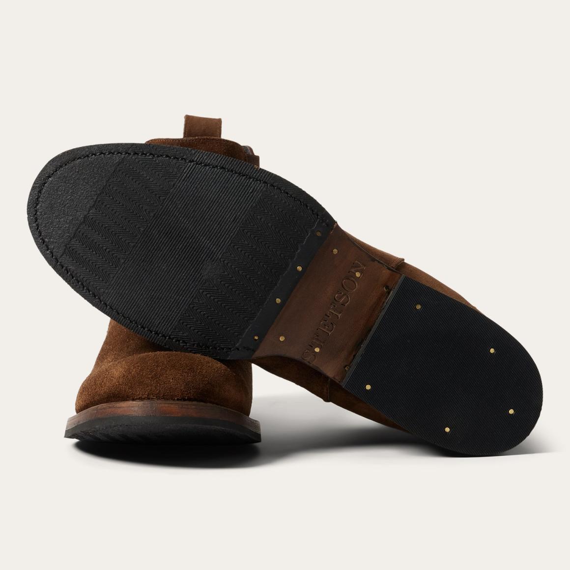 Suede Beat Chelsea Boot Brown Men Stetson Chukka